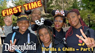 First Timers At Disneyland Experience Thrills And Chills - Part 1 | Another Melanated Adventure