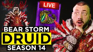 Bear Lightning Storm is Busted! - Druid from Lvl 1 to Torment 12 Diablo 4 Season 14