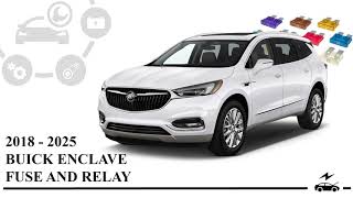 Fuse box diagram Buick Enclave (2018 - 2025) relay with assignment 2018 Buick Enclave Ac Relay And Fuse Location