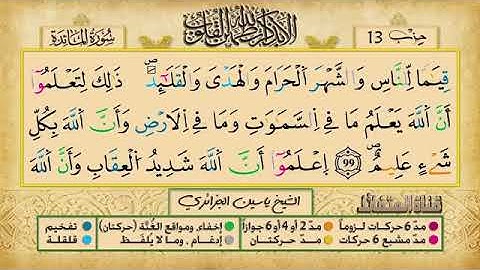 الحزب 13 برواية ورش عن نافع للقارئ الشيخ ياسين الجزائري