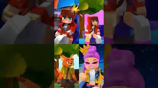 Minecraft Girl And Boy #minecraft #animation #memes #meme #mikey #jj #funny #shorts