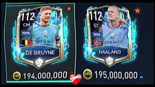 KDB VS haaland fifa cards (credit to ​⁠@WILDERS77 )