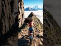 Girl Riding Bike on Dangerous Mountain Ridge | #ilostafriend