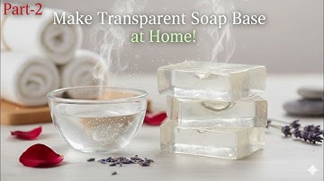 How to Make Transparent Soap Base at Home | DIY Clear Soap Base | Soap Making for Beginners part-II