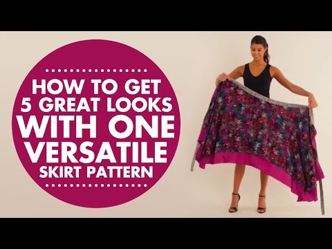 Wrap, Twist & Tie: How to Get 5 Great Looks with One Versatile Skirt Pattern