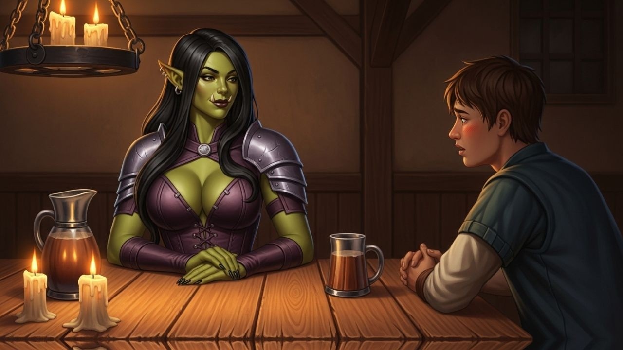 An Orc Woman Asked a Human for Food — What She Owed Him Terrified Everyone Else