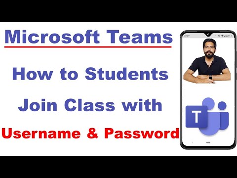 How Students Can Join Class Signin With Username & Password on Microsoft Teams