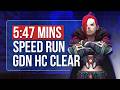 SPEED RUN | Green Dragon Nest Hardcore - Barbarian POV | DN CLASSIC