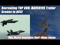 TOP GUN: MAVERICK Trailer Scenes in DCS!  Why Movie Dogfights Don't Make Sense.