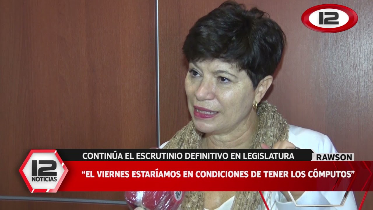 Recuento final en Legislatura