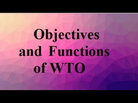 what is wto and its objectives