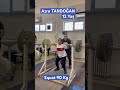 Azra TANDOĞAN Squat 90 Kg.12 Yaş