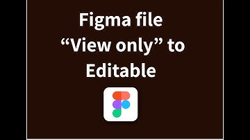 How to make #Figma File Editable in the free version?  | Make Figma design View only to editable?