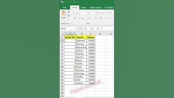🤔How to serial number automatically update #excel #excelshortsvideo