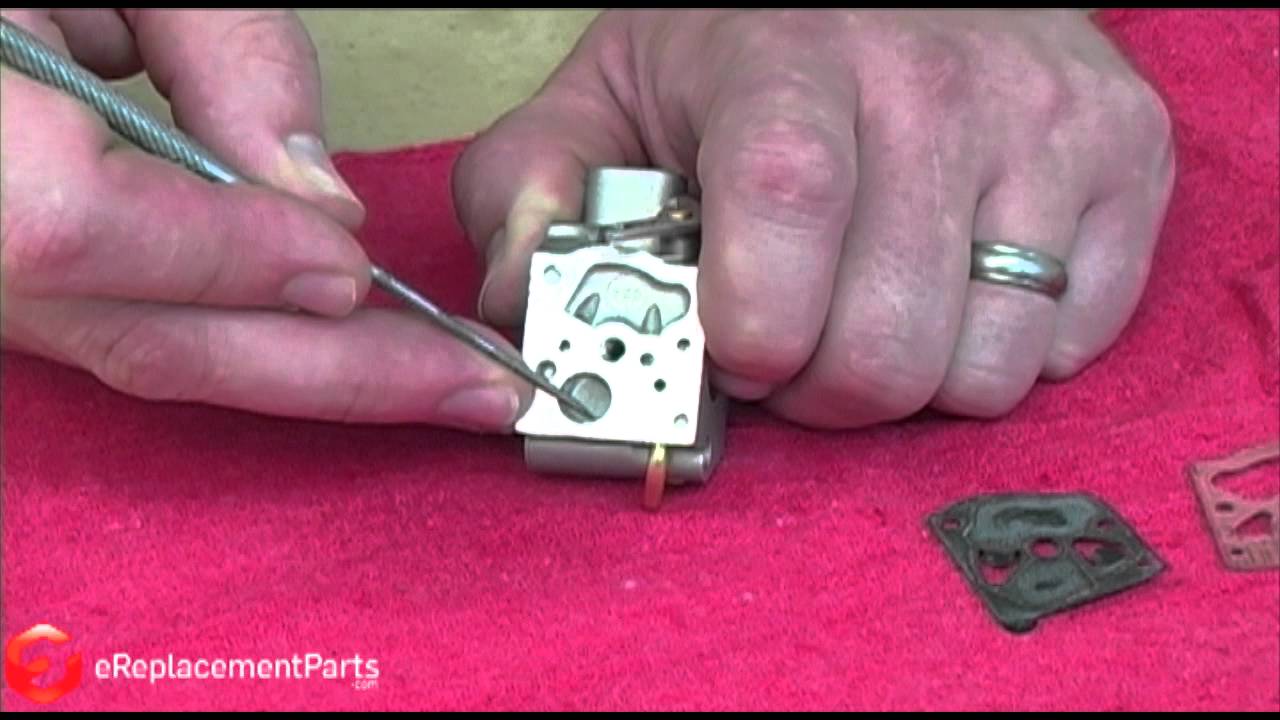 How to Rebuild a Two Cycle/Two Stroke Engine Carburetor - YouTube