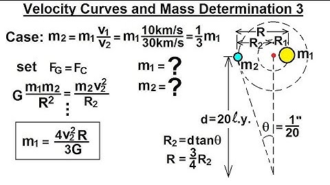 Astrophysics: Binary Star System  (12 of 40) Velocity Curves and Mass Determination 3