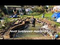 Pond edging makeover!