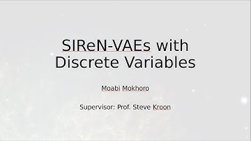 SIReN-VAEs with Gumbel Softmax