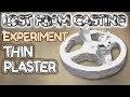 lost foam casting: EXPERIMENT with thin plaster coating  : lfc #7