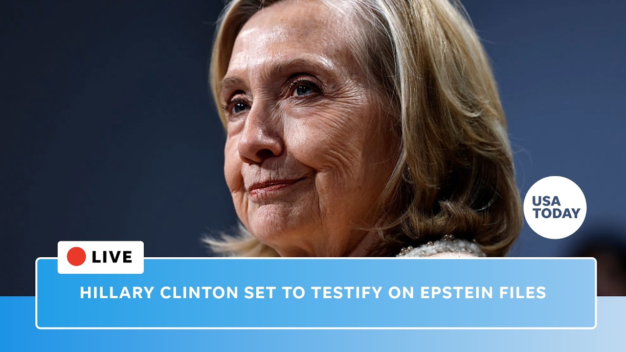 Hillary Clinton to testify on Epstein files live coverage