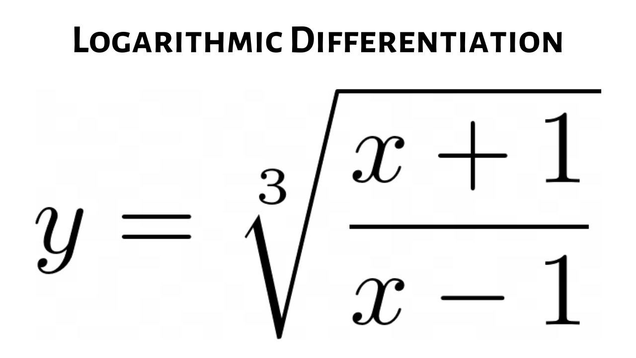 Example Differentiate To Find Dy dx Using Logarithmic Differentiation example-differentiate-to-find-dy-dx-using-logarithmic-differentiation