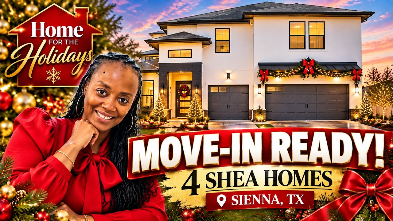 4 Move-In Ready Shea Homes For Sale in Sienna | Missouri City, TX Home Tour