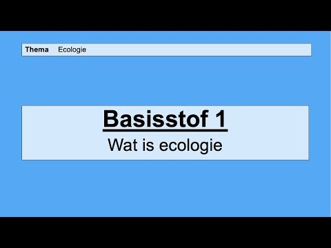 Video: Wat Is Geo-ecologie