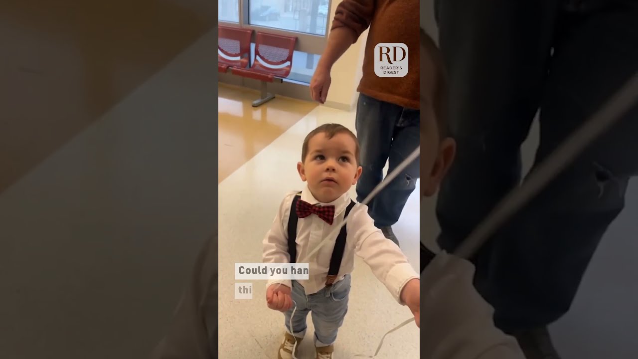 Adorable Toddler Surprises Mom At Work
