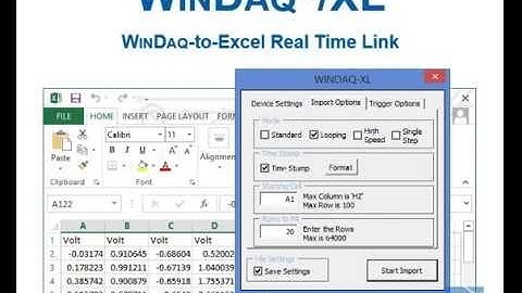 A Beginners Guide to WinDaq/XL