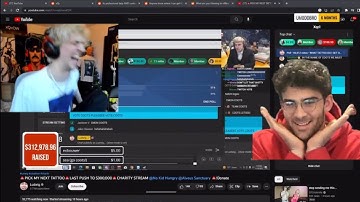 xQc and hasan forces ludwig to have a permanent twitch logo tattooed