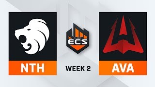 North vs Avangar - Map 1 - Train (ECS Season 7 - Week 2 - DAY2)