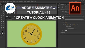 ANIMATE CC TUTORIAL - 13 | CLOCK ANIMATION | TAMIL | CINI CARTOON MATION
