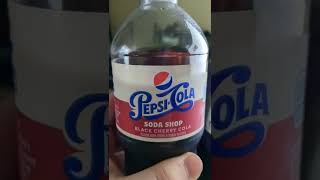 Pepsi Cola Soda Shop Black Cherry Review #shorts