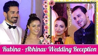 Navina Bole With Husband Karan Jeet At Rubina- Abhinav Wedding Reception