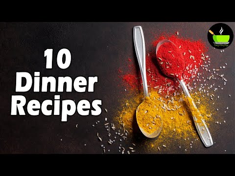 10 Dinner Recipes  | Easy Dinner Recipes | Indian Dinner Plan | Dinner Ideas | Restaurant Style | She Cooks