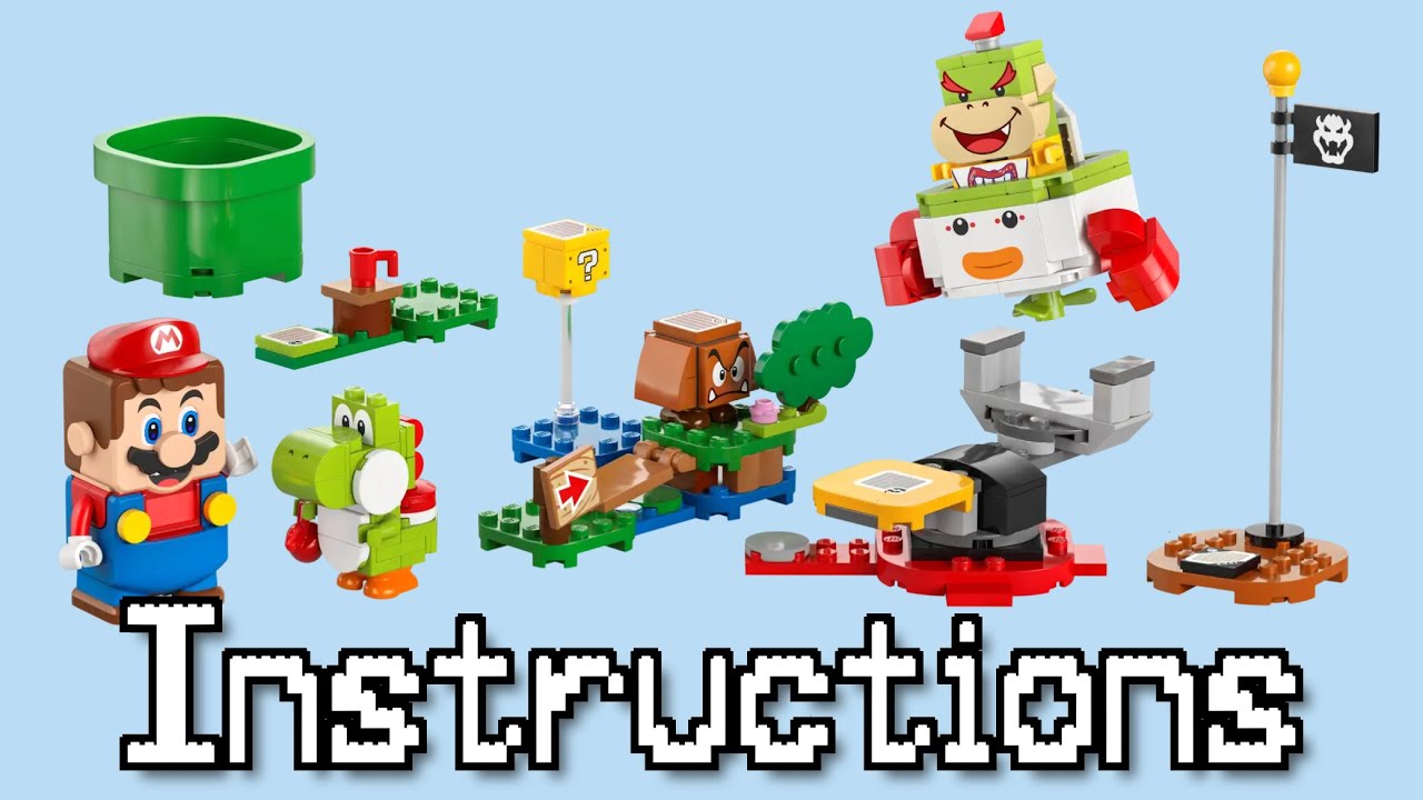 マリオページ Free Shipping! LEGO Super Mario Adventures Playset with