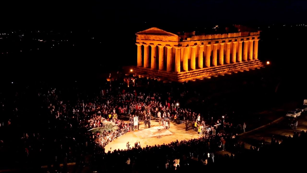 Diretta Accensione Tripode 2025 Mandorlo in Fiore Agrigento