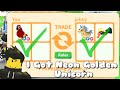 What People Trade For Mega Neon Parrot | +Giveaway | Roblox AdoptMe!