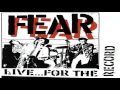 Fear  live for the record full album