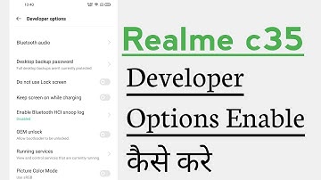 Realme c35 How To Enable Developer Options