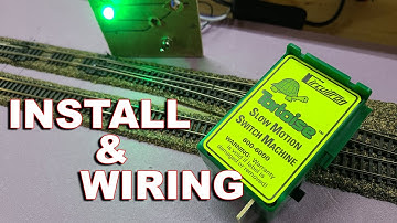 Tortoise Slow Motion Switch Machine - INSTALL & WIRING