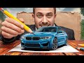 BMW M5 - 3D Trick Art on Paper Real Optical Illusion