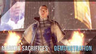 Detroit: Become Human 100% Walkthrough Battle For Detroit (markus Sacrifices In Demonstration)