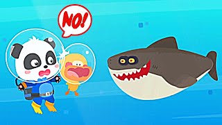 Baby Panda's Ocean Rescue Team - Help Kiki and Find Grandpa's Lost Kids - BabyBus Game screenshot 5