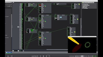Working with Isadora and sound responsive shapes in live video setups