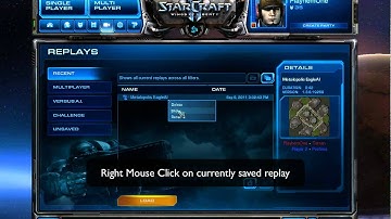 How to upload replay in Starcraft 2 tournament on Playhem.mov