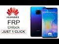 ★EASY WAY★ Huawei Mate 20 Pro Google Account Bypass | Just 1 Click | Huawei FRP Key 100% Working