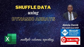 Shuffle Data using Dynamic Arrays - Multiple Columns Reporting