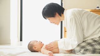 【助産師解説】ベビーマッサージの手順方法～AMOMAベビーオイル～