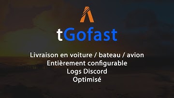 tGofast - Script FiveM ESX 0.00ms by TrapZed#1725